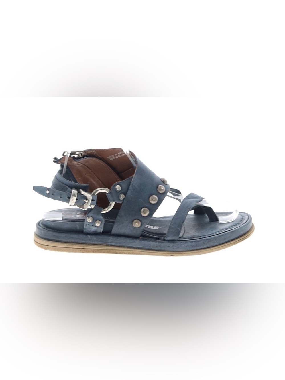 AS98 Navy Blue Pacey Gladiator Sandals Size 38 GUC - Picture 2 of 7